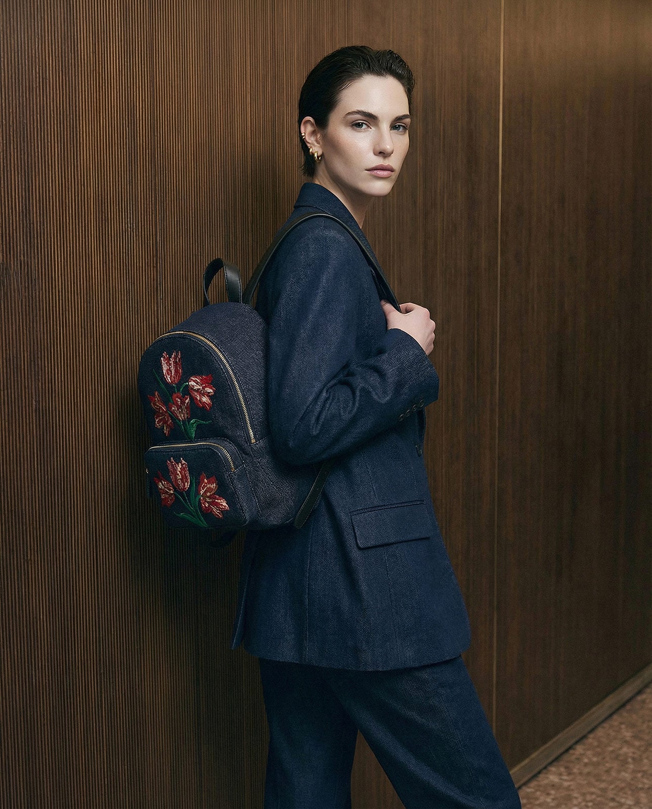 Emma Re-Gen Denim Backpack