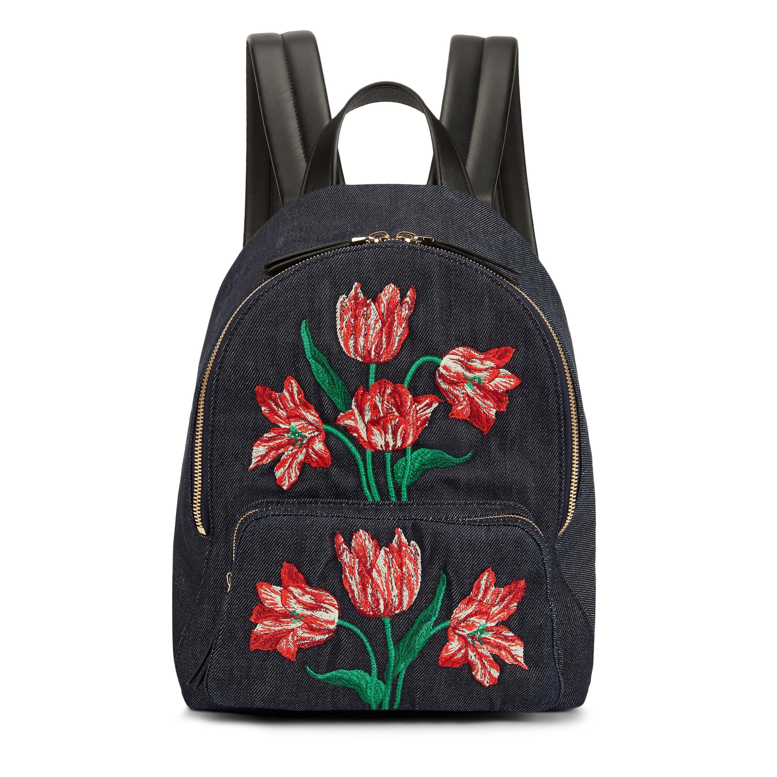 Sustainable Denim Designer Backpack - A blend of London's style and Italian craftsmanship.