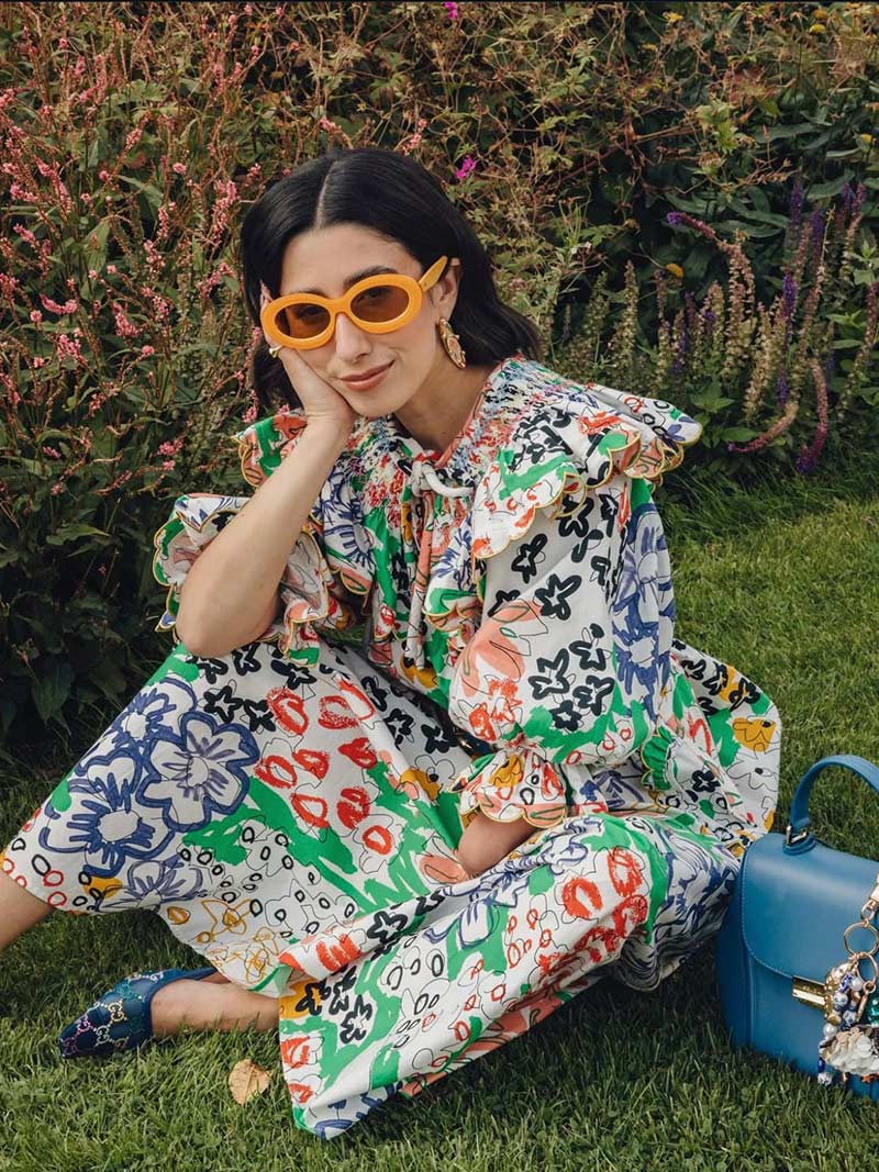 April Lockhart Wears the Audrey Bag at Copenhagen Fashion Week