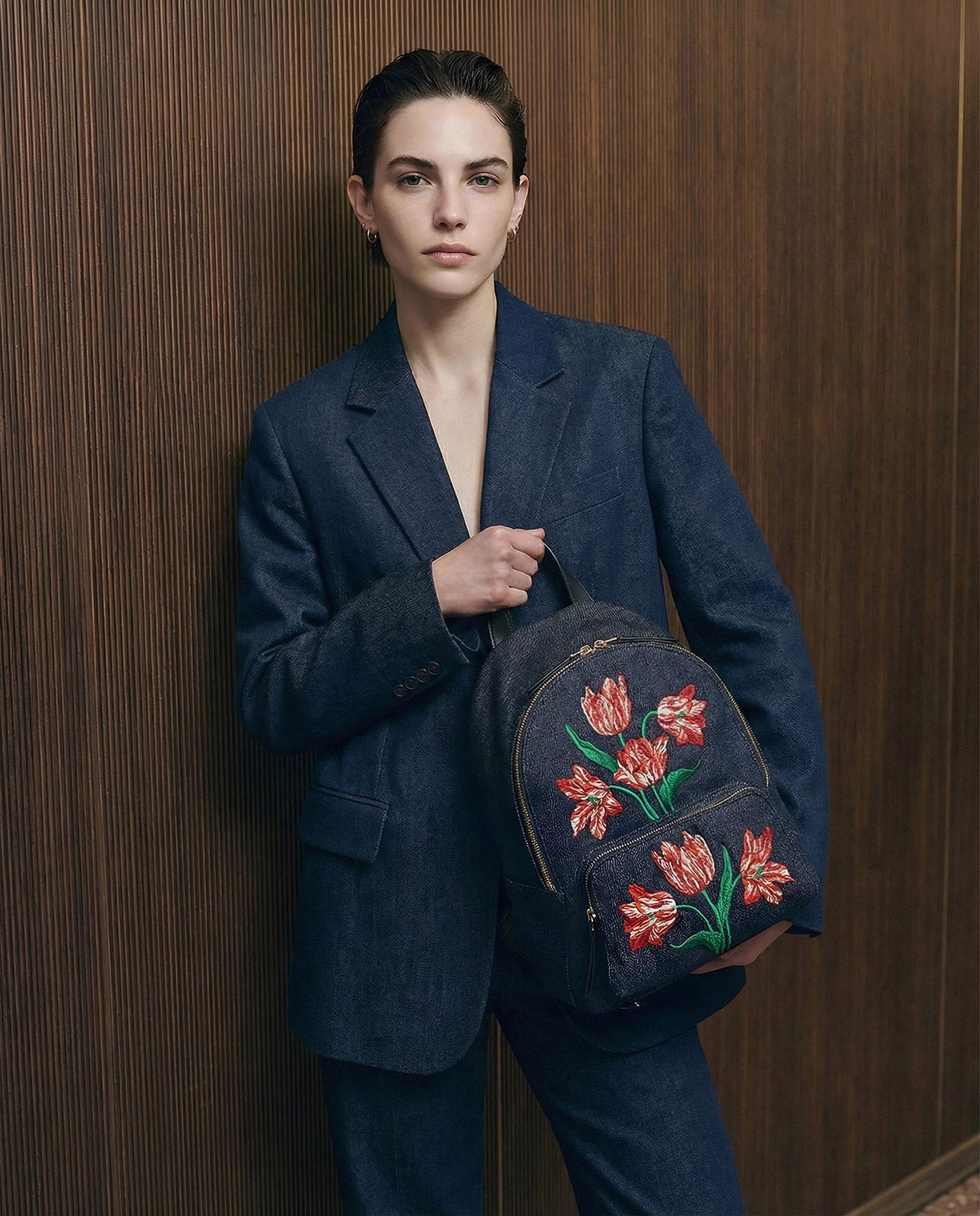 Emma Re-Gen Denim Backpack