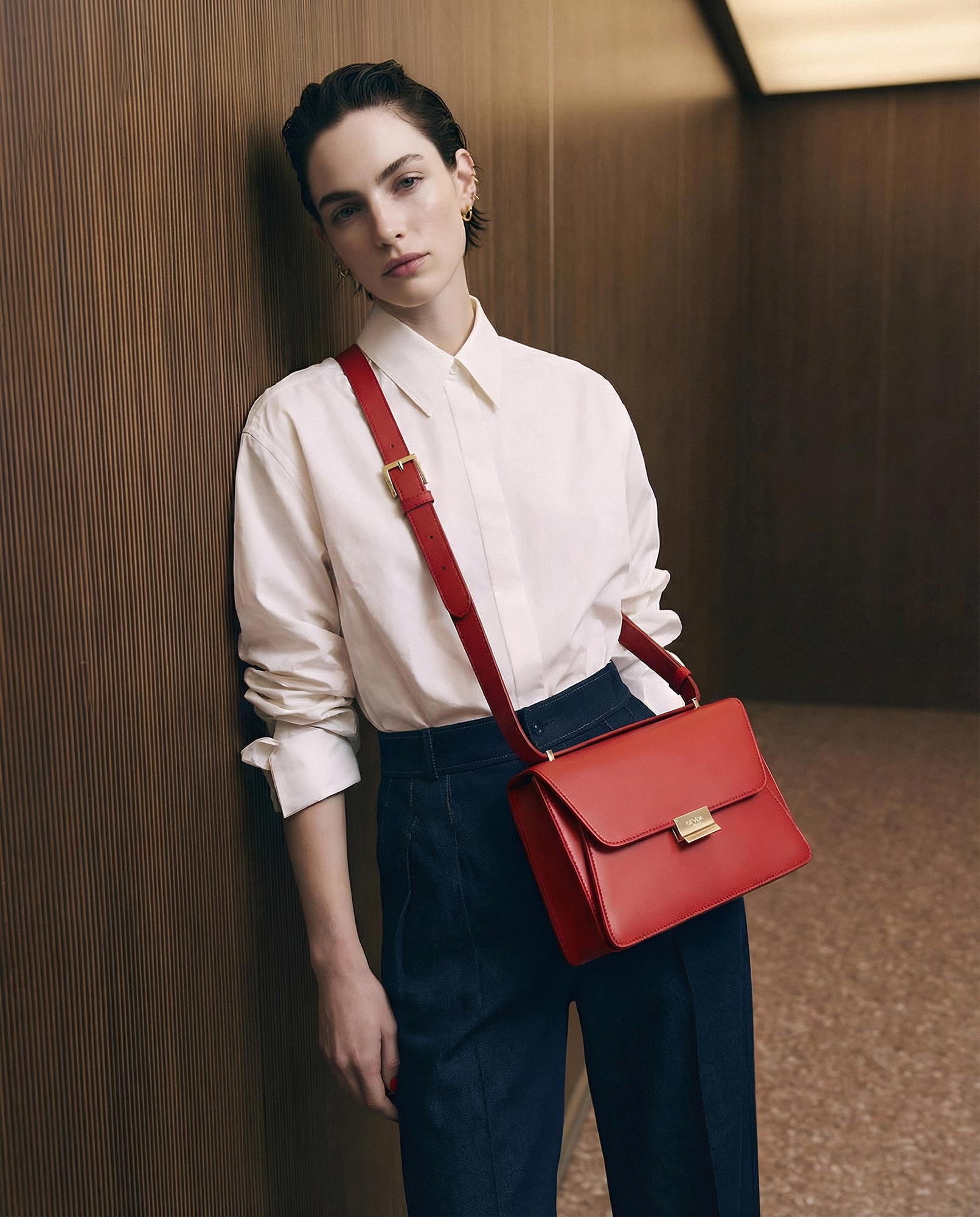 Kate Shoulder Bag Red