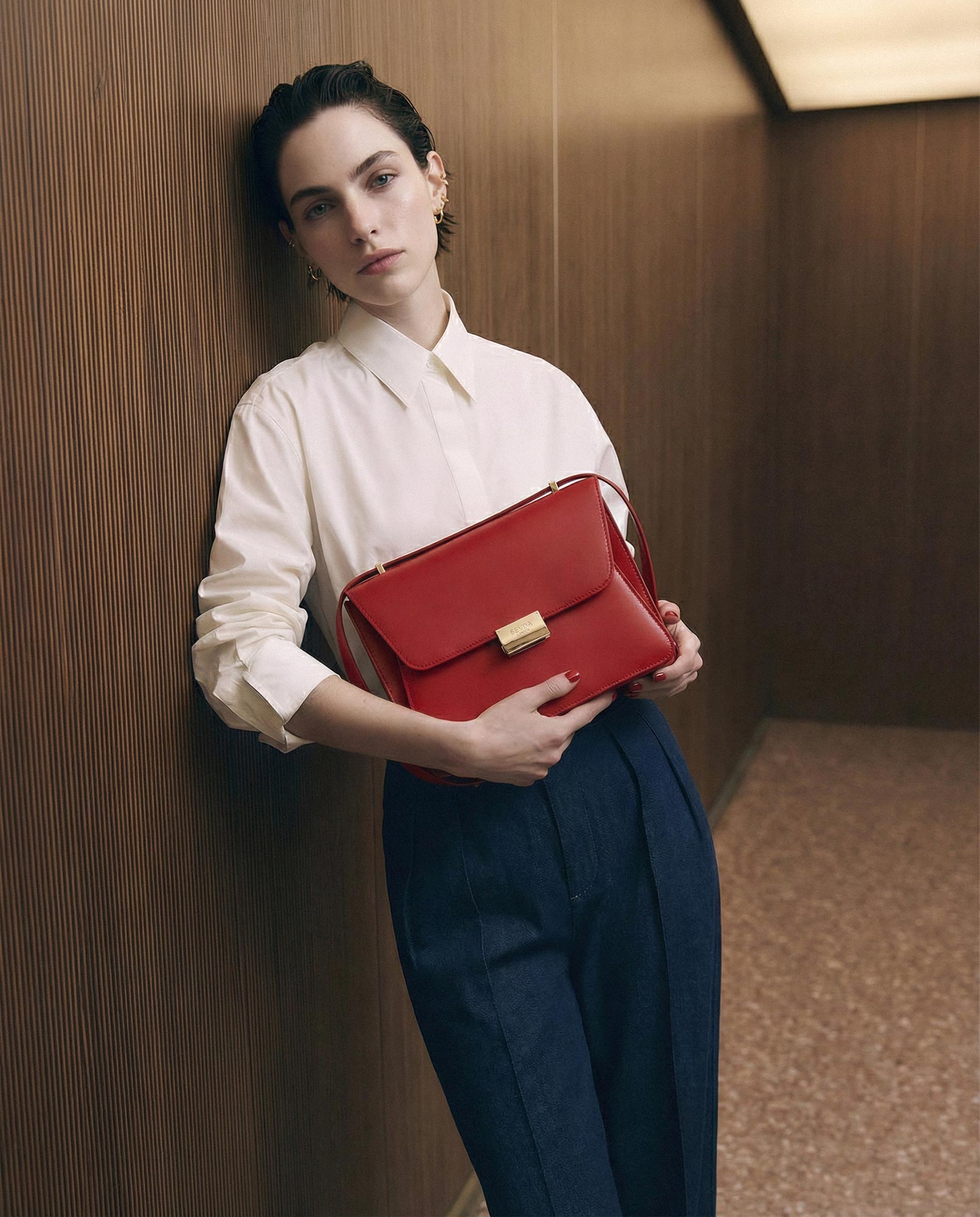 Kate Shoulder Bag Red