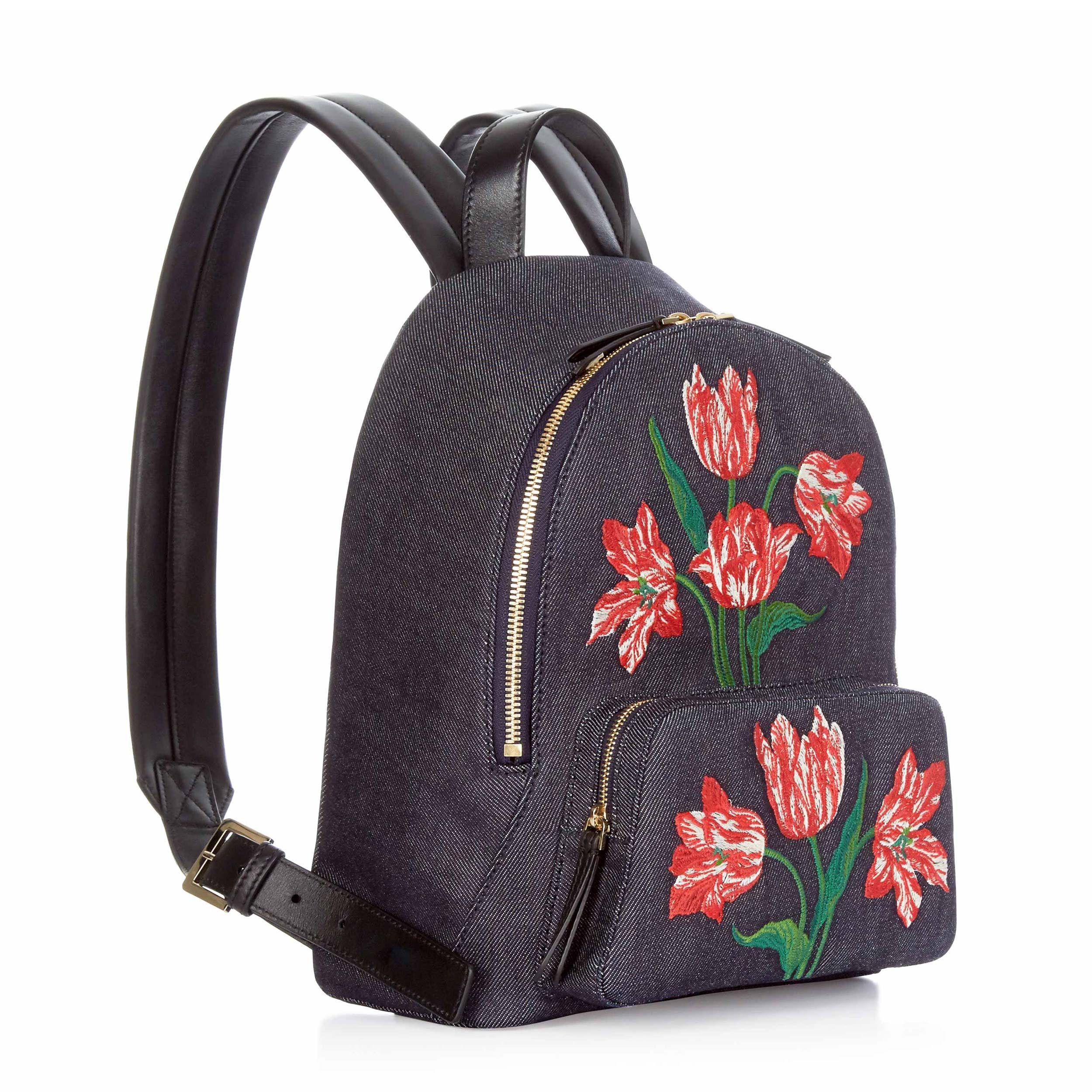 Sustainable Denim Designer Backpack - A blend of London's style and Italian craftsmanship.